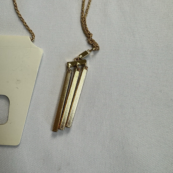 A New Day Gold Tone Rope Necklace - Picture 4 of 8